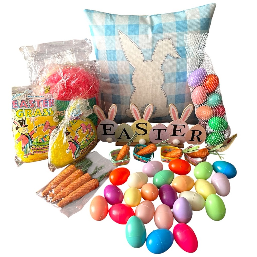 Bunny Pillow Cover & Easter Décor Set